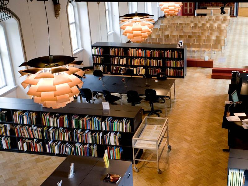 Læsesal i Historiens Hus