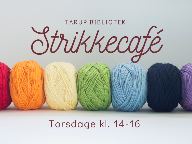 Strikkecafé på Tarup Bibliotek