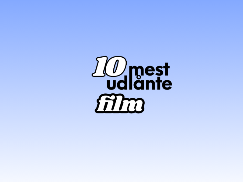 De 10 mest udlånte Film